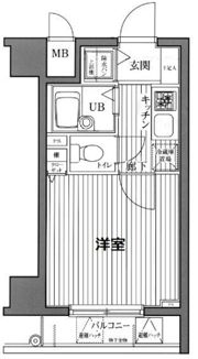 ガラ・ステージ芝公園駅前の間取り画像