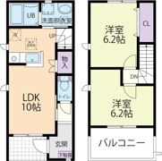 ベルレーヴ Cの間取り画像