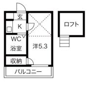 レオパレス国府宮の間取り画像