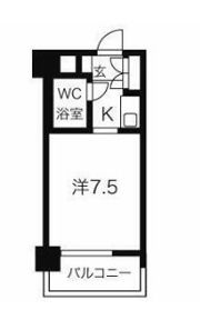 ダイアパレス築地の間取り画像