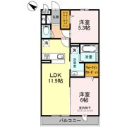 CRESCENTE経堂（クレシェンテ） 壱番館の間取り画像