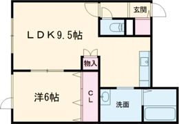 ツインクル新町の間取り画像