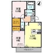 MODENA野洲の間取り画像