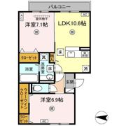 グランフォレスト大江の間取り画像