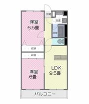アンソレイユⅡの間取り画像