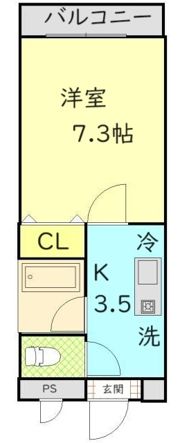 パレスKMの間取り画像
