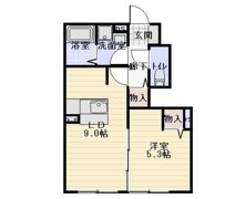 セジュール二見Ⅱの間取り画像