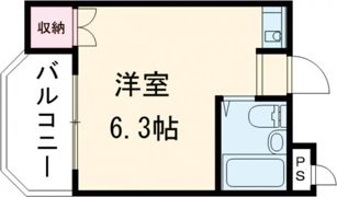 ハイツ日岡の間取り画像
