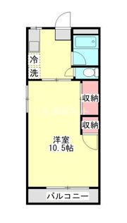 ウィローレヂデンス Bの間取り画像