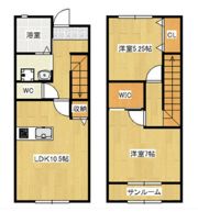 テタンジェの間取り画像