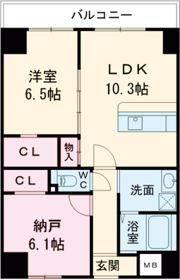 クローバー・グランツ新金岡の間取り画像