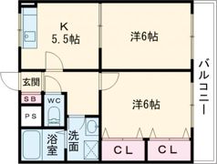 シャンシエルの間取り画像
