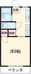 グリーンヒルズⅠ棟の間取り画像