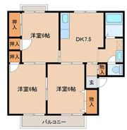 セジュール大代の間取り画像