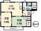 ももさきA棟の間取り画像