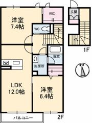 アトリエール太田の間取り画像