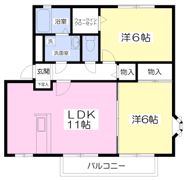 フォレスト・ガーデンB館の間取り画像