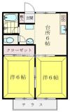 コーポ宮川の間取り画像