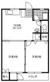 アーバンパル国立の間取り画像