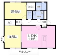 フォレスト・ガーデンB館の間取り画像