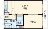 いせやハイツの間取り画像
