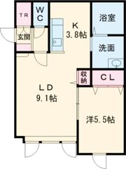 ボックスLの間取り画像