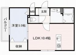 土山新築ハイツの間取り画像