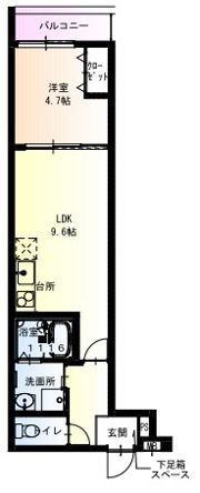 フジパレス茨木東宮町の間取り画像