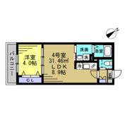 HD南柏の間取り画像