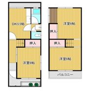 西岡戸建ての間取り画像