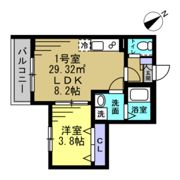 HD南柏の間取り画像