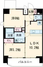 プレサンス神戸元町の間取り画像