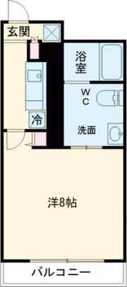 ベルエアー塚本の間取り画像