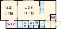 仮）深堀町新築アパートの間取り画像