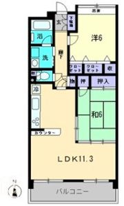 クレールⅡの間取り画像