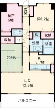 Flos高崎の間取り画像