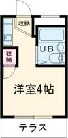 福生市本町マンションの間取り画像