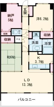 Flos高崎の間取り画像