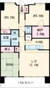 Flos高崎の間取り画像