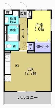 サンロード国分の間取り画像