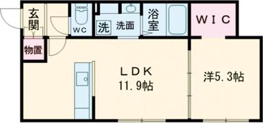 仮）深堀町新築アパートの間取り画像
