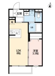 La Luce 薬円台（ラ ルーチェ ヤクエンダイ）の間取り画像