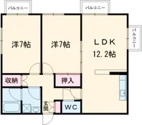 あさひレジデンス高崎上小鳥の間取り画像