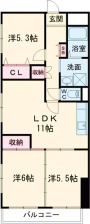 バンブー離宮の間取り画像