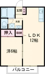 コーポみつCの間取り画像