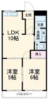 グリーンハイツBの間取り画像