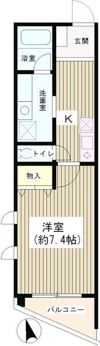 フレール南長崎の間取り画像