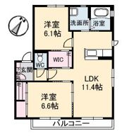ボナール宮島口西の間取り画像