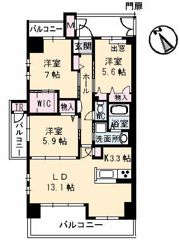 スカイアヴェニューの間取り画像
