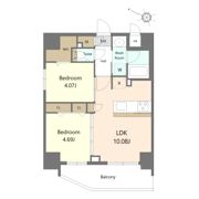 S-RESIDENCE薬院aureateの間取り画像